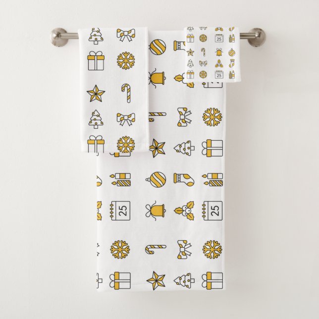 "Cosy Bath Towel Collection: Trending Designs!" Badhandtuch Set (Insitu)