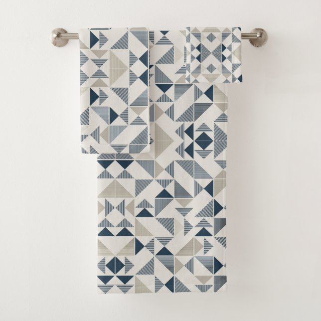 "Cosy Bath Towel Collection: Trending Designs!" Badhandtuch Set (Insitu)