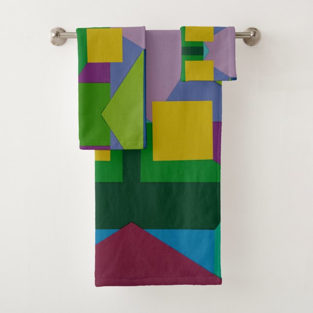 "Cosy Bath Towel Collection: Trending Designs!" Badhandtuch Set (Insitu)