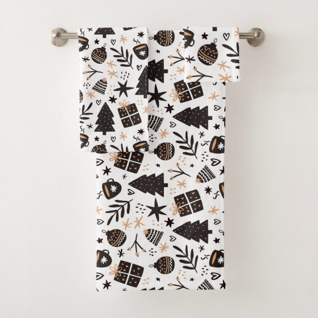 "Cosy Bath Towel Collection: Trending Designs!" Badhandtuch Set (Insitu)