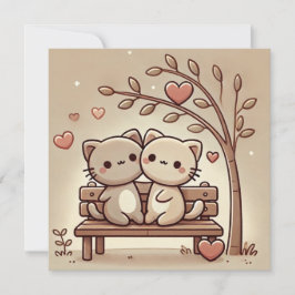 Cosy Bench Liebe Card Feiertagskarte