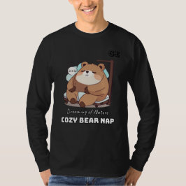 Cosy Brown Bär Snooze T-Shirt