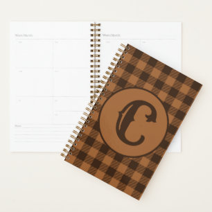 Cosy Brown Kariert Buffalo Print Muster Planer
