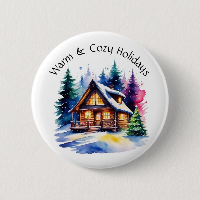 Cosy Cabin Button (Vorderseite)