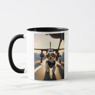"Cosy Canine Companion: Personalisierte Dog Image  Tasse
