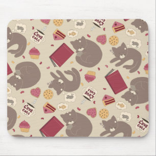 Cosy Cat Lovers Collage Mousepad
