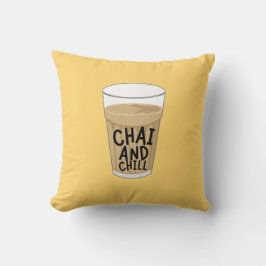 Cosy Chai Latte Throw Kissen