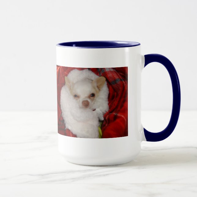 Cosy Christmas Chihuahua Tasse (Rechts)