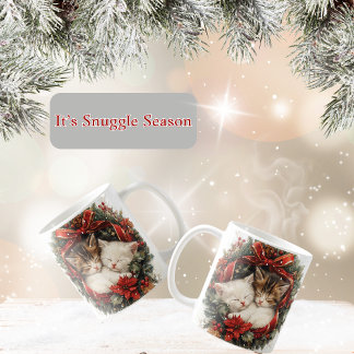 Cosy Christmas Kittens Kaffeetasse