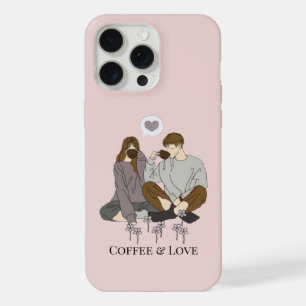 Cosy Coffee & Liebe: Perfekte Mischung für Ihr Han iPhone 15 Pro Max Hülle