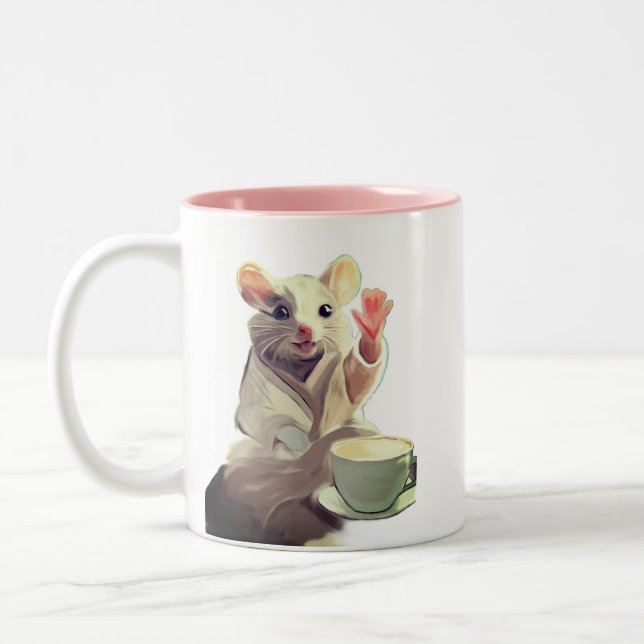 Cosy Coffee Mouse Tasse (Links)