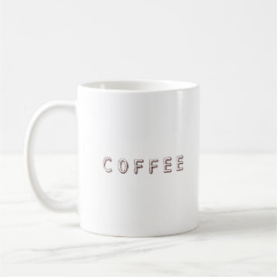 Cosy Coffee Typografy Design Kaffeetasse
