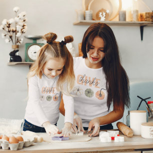 Cosy Colorful Pastel Give Danke und Pumpkin T-Shirt