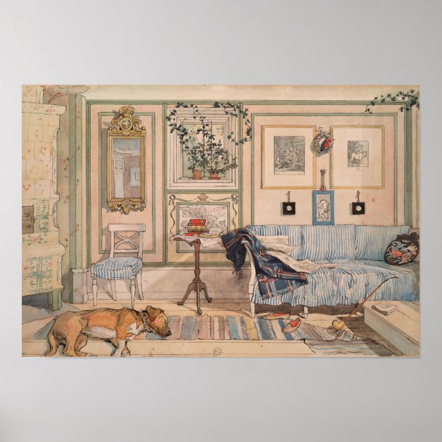 Cosy Corner von Carl Larsson Poster (Vorne)