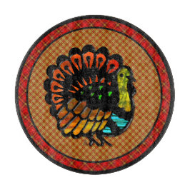 Cosy Country Turkey Kariert Charcuterhouse Board Schneidebrett