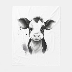 "Cosy Cow" Fleece Blanket - Schnuppern im Stil!