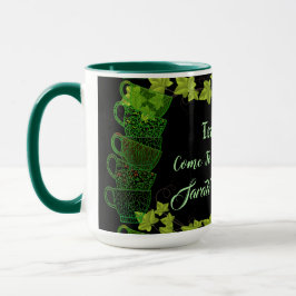 Cosy Cuppa Green Tee Cups Nachmittag Party Tasse