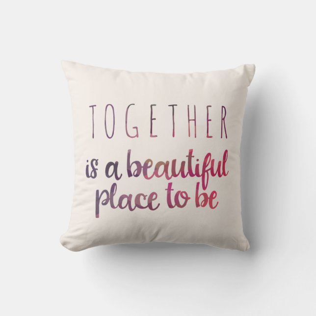 Cosy Diamond Pattern Kissen (Vorderseite)