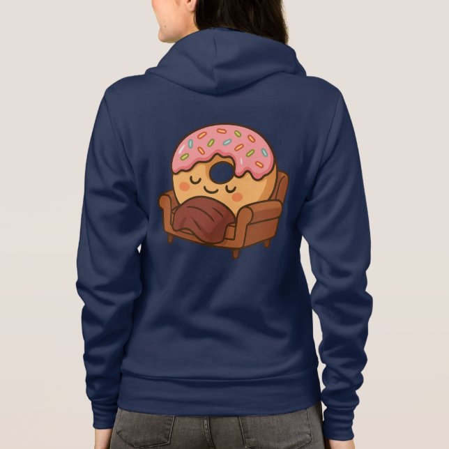 Cosy Donut Nickerchen Hoodie (Rückseite)