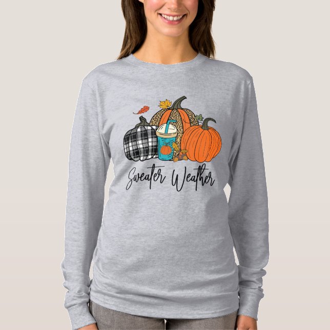 Cosy Fall Fashion T-Shirt (Vorderseite)