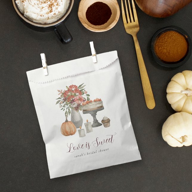 Cosy Fall Pumpkin "Liebe ist süß" Geschenktütchen (Von Creator hochgeladen)