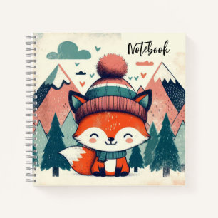 Cosy Fox Tales - Winter Woodland Charm Notizbuch