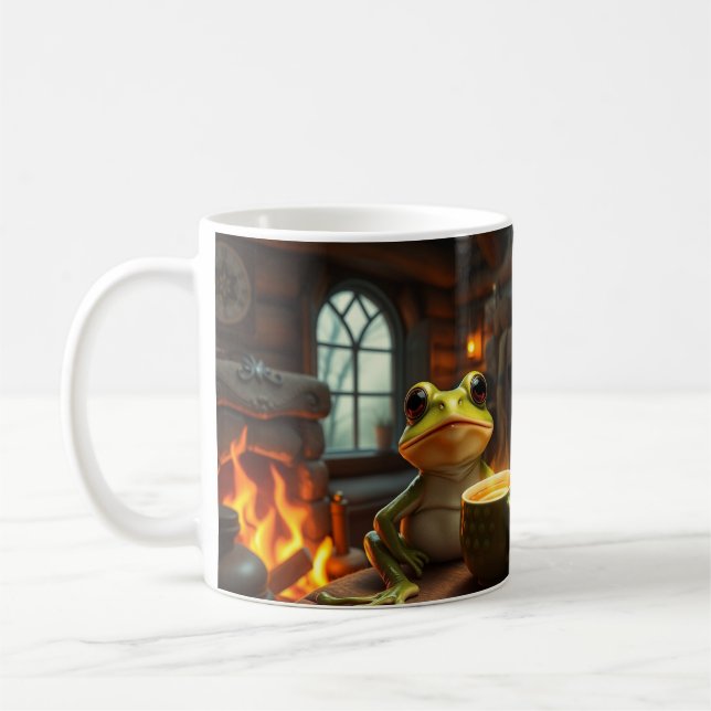 Cosy Frog Coffee Tasse (Links)