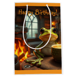 Cosy Frog Gift Bag Mittlere Geschenktüte