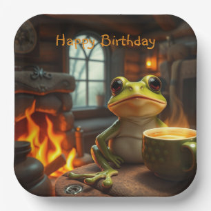 Cosy Frog Pappteller