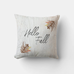 Cosy Hello Fall Throw Pillow Fall Collection Kissen
