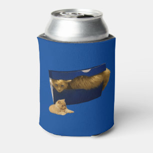"Cosy Hideaway: The Ginger Cat in the Showbox" Dosenkühler