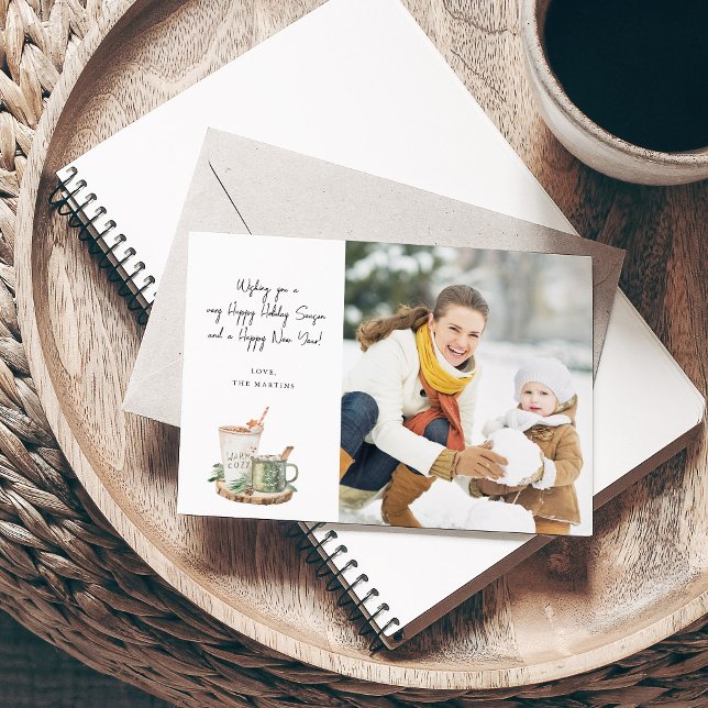 Cosy Holiday Note Foto Holiday Card (Von Creator hochgeladen)