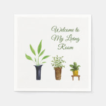 Cosy Living Room Paper Tellers Napkins