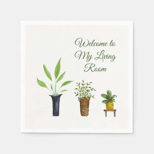 Cosy Living Room Paper Tellers Napkins Serviette (Vorderseite)