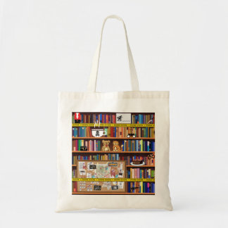 Cosy Mystery Bookshelf Tragetasche