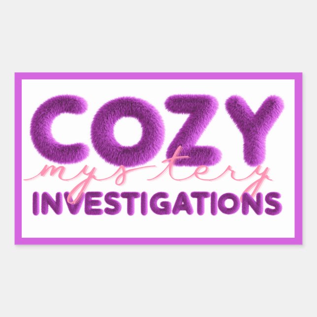 Cosy Mystery Investigations Stickers (Vorderseite)
