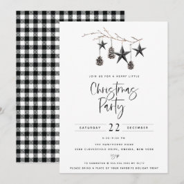 Cosy Nature Weihnachts-Party Einladung