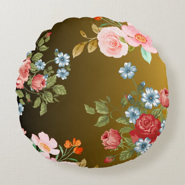 "Cosy Round Pillow" Rundes Kissen (Vorderseite)