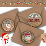 Cosy rustic Christmas Kraft Thema Classic Stickers Etiketten<br><div class="desc">Mit unseren Holly Jolly Weihnachts-Kraft-Themenklammer Classic Stickers feiern Sie feierliche Feier! Inspiriert durch den rustikalen Charme traditioneller Feierlichkeiten, bieten diese Aufkleber handgezeichnet Kränze, Ziergegenstände und eine fröhliche Typografie auf einem kraftvollen Hintergrund. Dieses Design ist perfekt geeignet, um Ihren Geschenken, Karten oder Kunsthandwerk eine gemütliche, nostalgische Touch hinzuzufügen. Eine wunderbare Art,...</div>