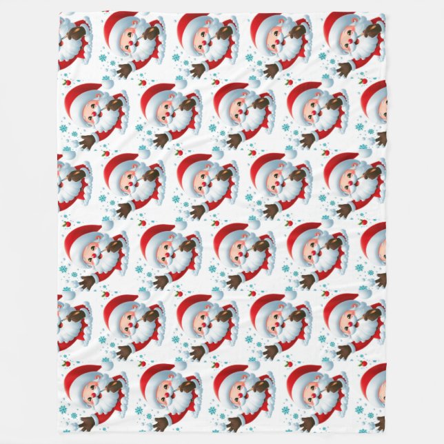 Cosy Santa Fleece Blanket (Vorderseite)