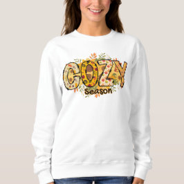 Cosy Season Floral Basic Sweatshirt