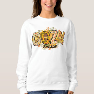 Cosy Season Floral Basic Sweatshirt