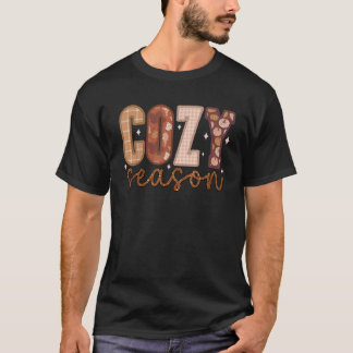 Cosy Season Pumpkin Herbst Herbst Y alle Blätter D T-Shirt