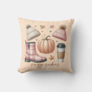 Cosy Vibes Fall-Themed Kissen