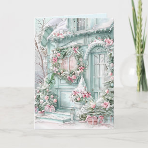 Cosy Vintage Christmas Card Karte