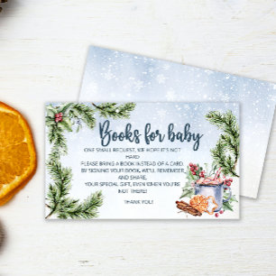 Cosy Winter Hot Cocoa Snowbooks for baby ticket Begleitkarte