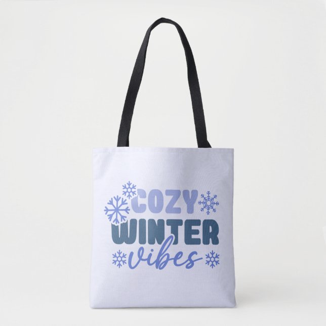 Cosy Winter Vibes - Snowflake Typografie (Vorderseite)