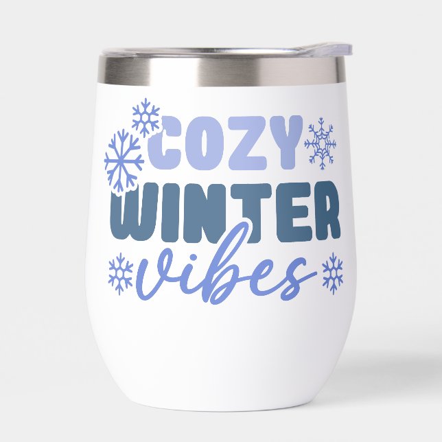 Cosy Winter Vibes - Snowflake Typografie (Links)