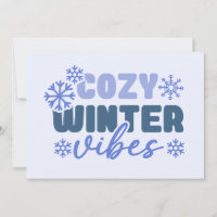 Cosy Winter Vibes - Snowflake Typografie