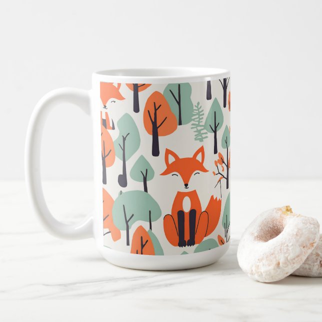 Cosy Woodland Friends Fox5 Kaffeetasse (Mit Donut)
